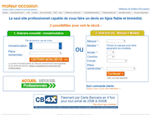 Tablet Screenshot of moteur-occasion.com